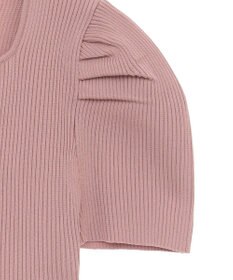 Green Parks ・ｓｗｉｎｇ　ｂｙ　ハートネックペプラムニット