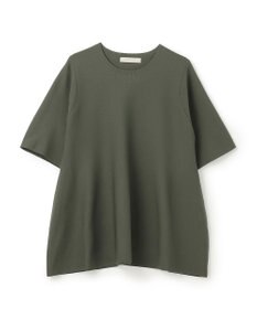 UNFILO ハーフスリーブ ペプラムニット