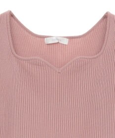 Green Parks ・ｓｗｉｎｇ　ｂｙ　ハートネックペプラムニット