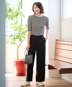 ANY リブボーダーニット