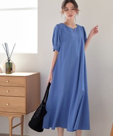 Tiaclasse 【洗える・XSサイズ】裾切替マーメイドフレアワンピース