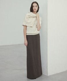 BEIGE， 【Oggi 5月号掲載】CRINUM / Iラインリネンマキシスカート
