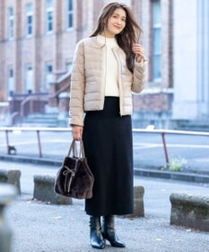 ANY SIS CICA加工 ニット タイト スカート