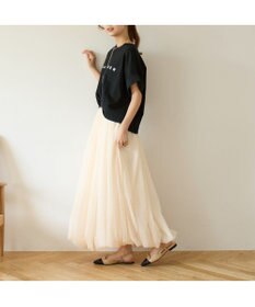 MODE ET JACOMO <carino>グリッターコンビフラットシューズ