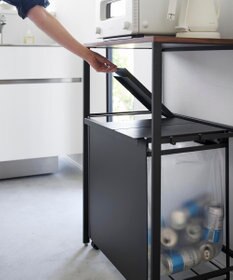 tower 分別ゴミ箱上ラック タワー ブラック