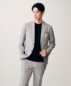 JOSEPH ABBOUD 【オリジナルジャージ生地/サラリ清涼/上質感】コンパクトブロックリンクス ドレス Ｔシャツ