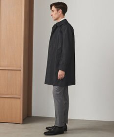 GOTAIRIKU ダウンライナー装着可【半裏仕様でより軽量】メランジシャンブレー ステンカラースプリングコート