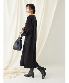 CRAFT STANDARD BOUTIQUE コーデュロイパールドット釦ワンピース