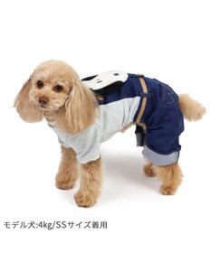 PET PARADISE スヌーピー お出かけぬいぐるみ付 パンツつなぎ  小型犬