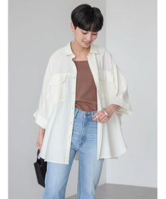 AMERICAN HOLIC 接触冷感Ｗポケットシャツチュニック