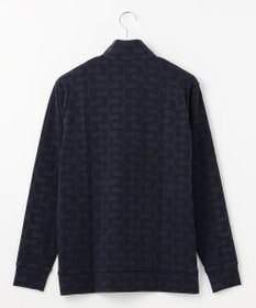 23区GOLF 【MEN/キングサイズ】【吸湿発熱】】クラブ柄 ハーフジップ