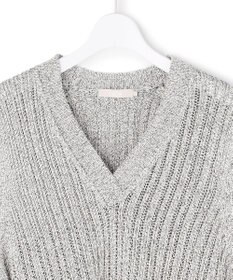 ICB L コットンツイスター ニットベスト