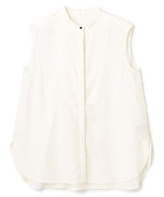 UNFILO リネンレーヨン ノースリーブブラウス