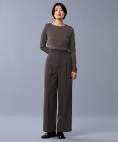 uncrave アルビニスタシフォン ボートネック カットソー（uncrave STANDARD）