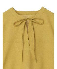 Green Parks 綿麻混紐付きデザインブラウス