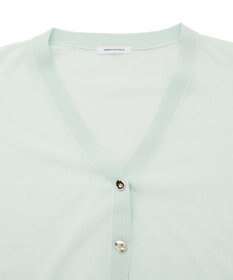 AMERICAN HOLIC メタルボタンシアーVネックカーディガン