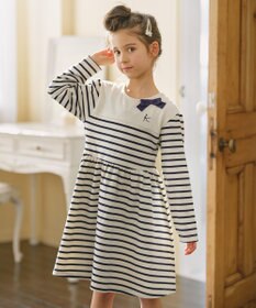組曲 KIDS 【110-140㎝】ボーダー ワンピース