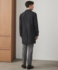 GOTAIRIKU ダウンライナー装着可【半裏仕様でより軽量】メランジシャンブレー ステンカラースプリングコート