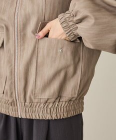 CRAFT STANDARD BOUTIQUE フェイクレザー衿ボアブルゾン