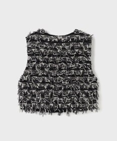 GRACE CONTINENTAL コンパクトフリンジベスト