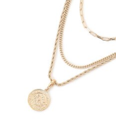 23区 【先行予約】3連チェーン コイン ネックレス