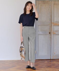 Tiaclasse 【洗える】テーパードパンツ