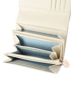 LANVIN en Bleu メラニー 二つ折り中Lファスナー財布