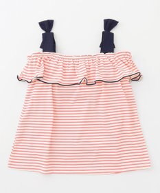 組曲 KIDS 【UVカット】【SS-Lサイズ】マリンストライプ スイムウェア(セパレート)