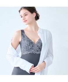 BRADELIS New York 【BRADELIS NewYork peace】 ハートフルカップビューティフルブラキャミソール25 ブラデリス ノンワイヤー 補整下着 補正 シェイパー カップ付き ブラトップ ブラキャミ