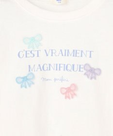 ANY KIDS 【綿100%】ロゴプリント 長袖Tシャツ