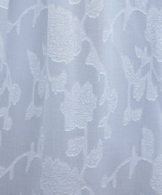 Tiaclasse 【洗える】フラワージャガードブラウス