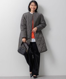 23区 【洗える/撥水加工】中綿 ロング パディング アウター