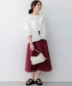 組曲 【先行予約】コットンフラワーレーシープルオーバー ニット