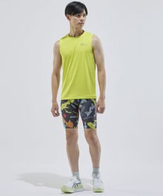 CW-X 【MEN】 CW-X トップス 【薄軽ランニングシャツ】 ノースリーブ タンクトップ Ｕネック 吸汗速乾性(本体) メンズ DLO150 /ワコール