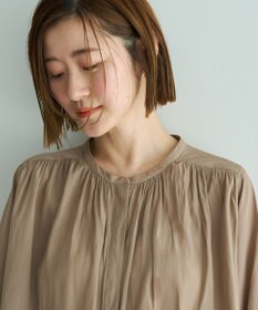 YECCA VECCA ギャザーブラウス