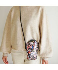 tsumori chisato CARRY 森のどうぶつたち ポーチ スマホポシェット ショルダーケース