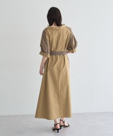 YECCA VECCA ベルト付きスキッパーシャツワンピース