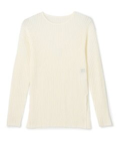 uncrave シアーストライプニット クルーネックトップス