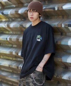 WEGO 【SMLサイズ展開】別注BENDAVISグラフィックT（SS）