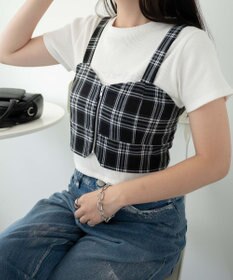 WEGO ジップビスチェ