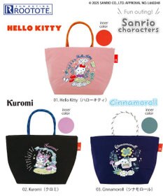 ROOTOTE 8490【キティ/シナモロール/クロミ】 IP.デリ.サンリオキャラクターズ-A