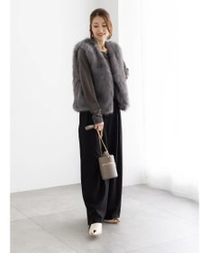 Te chichi タックワイドフルレングスパンツ