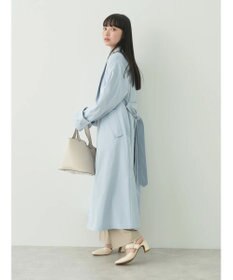 earth music&ecology 着流しロングトレンチ