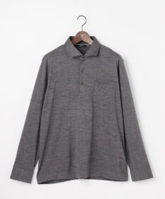 JOSEPH ABBOUD 【キングサイズ・ふっくらあたたかウール100％】ウールダディポロシャツ