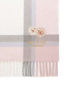 MOONBAT 【FUDGE11月号掲載】PAUL & JOE ACCESSOIRES クリザンテーム刺繍ムースタッチマフラー（パッケージ入り）