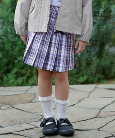 ANY KIDS チェック柄 ガーリー スカパン