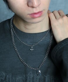 WEGO Mモチーフレイヤードネックレス