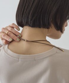 AMERICAN HOLIC ハーフパイプコードネックレス