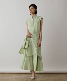 GRACE CONTINENTAL ストライプシャツワンピース