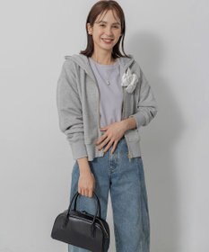 組曲 L ロゴ刺繍入り裏毛パーカー